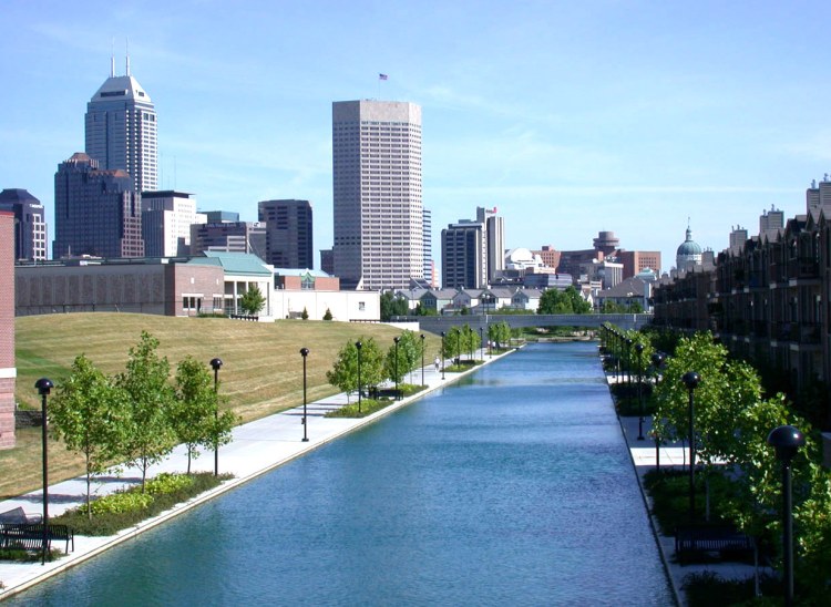 The canal - downtown Indianapolis